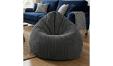 rucomfy Jumbo Bean Bag Slate Grey, imported from the UK