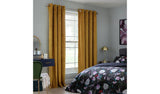 Habitat Eyelet Curtains - Mustard - 229x229cm