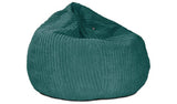rucomfy Large Teal Bean Bag Chair, imported from the UK