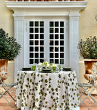 Summerill & Bishop Ivy print round tablecloth 260cm (British brand)