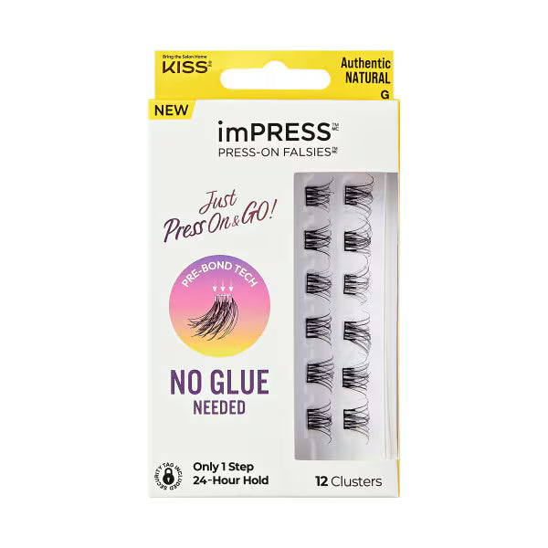 DNR Press On Lashes 12 Clusters - British product