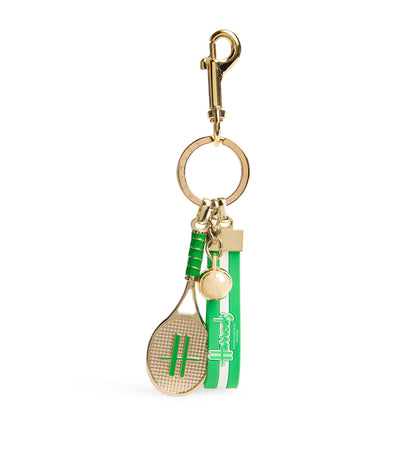 Harrods Tennis Keyring - Luxury Sports Keyring