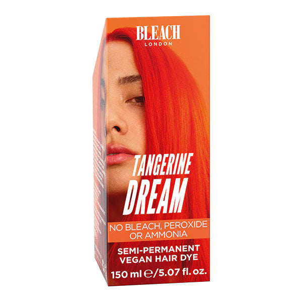 Bleach London Tangerine Dream hair colour 150ml - British product