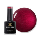 Bluesky Gel Polish Bansko red shimmer, imported from the UK