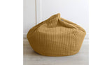 rucomfy kids slouch bean bag mustard 60x80x80cm, imported from the UK