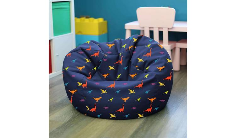 rucomfy kids dinosaur bean bag 60x80x80cm, imported from the UK