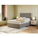 Sealy Eldon Comfort Superking Divan Bed Grey (British brand)