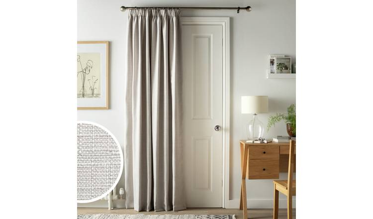 Argos Home Thermal Door Curtain - Grey - 117x213cm