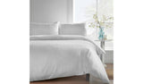 Catherine Lansfield woven check white bedding set double - British product