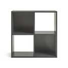 Argos Home Squares 4 Cube Storage Unit - Dark Grey