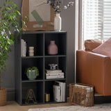 Argos Home Squares 6 Cube Storage Unit Dark Grey - British product
