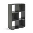 Argos Home Squares 6 Cube Storage Unit Dark Grey - British product
