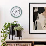 Acctim Elstow Analogue Wall Clock Green - British product