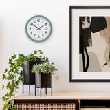 Acctim Elstow Analogue Wall Clock Green - British product