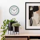 Acctim Elstow Analogue Wall Clock Green - British product