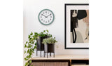 Acctim Elstow Analogue Wall Clock Green - British product