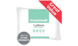 Dreamwell Soft Support Front Pillow 2 pack - British product