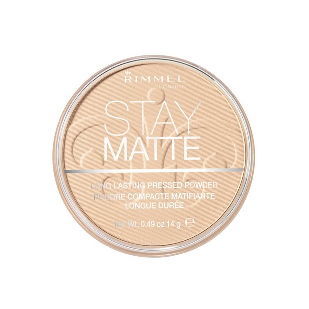 Rimmel Stay Matte Pressed Powder Transparent 14g, imported from the UK
