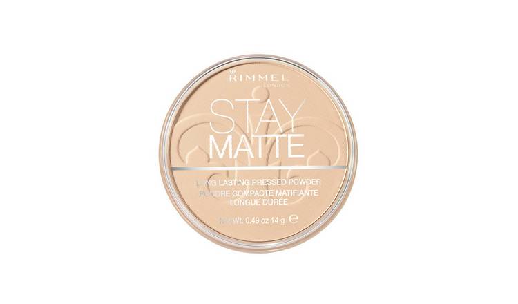 Rimmel Stay Matte Pressed Powder Transparent 14g, imported from the UK