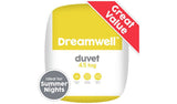 Dreamwell Light Weight 4.5 Tog Single Duvet - British product