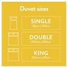 Dreamwell Light Weight 4.5 Tog Single Duvet - British product