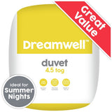Dreamwell Light Weight 4.5 Tog Duvet - Kingsize