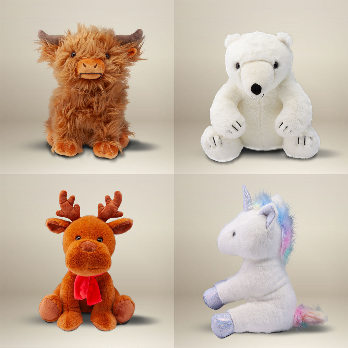 Fuzzums microwavable animal hotties 4 varieties, imported from the UK