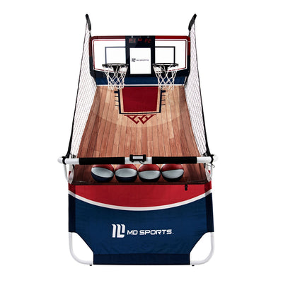 Jeu d'arcade de basket-ball intérieur Medal Sports EZ Fold pour 2 joueurs, grand modèle