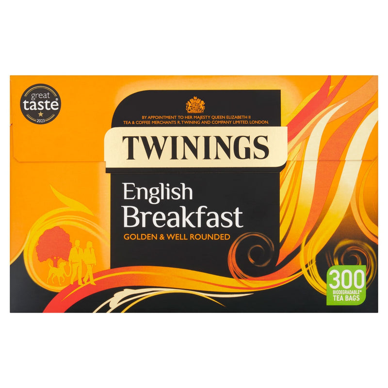 Twinings English Breakfast tea bags 300 pack (British brand)