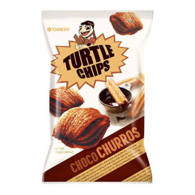Orion Turtle Chips Choco Churros Chocolate Cinnamon Snack 481g