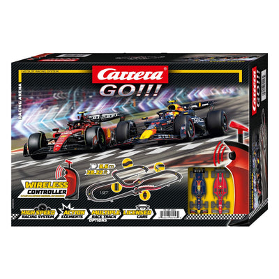 Carrera Go!!! F1 Racing Arena Slot Car Set Perez Sainz 6+