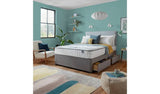 Silentnight Kingsize Divan Bed Set Grey (British brand)