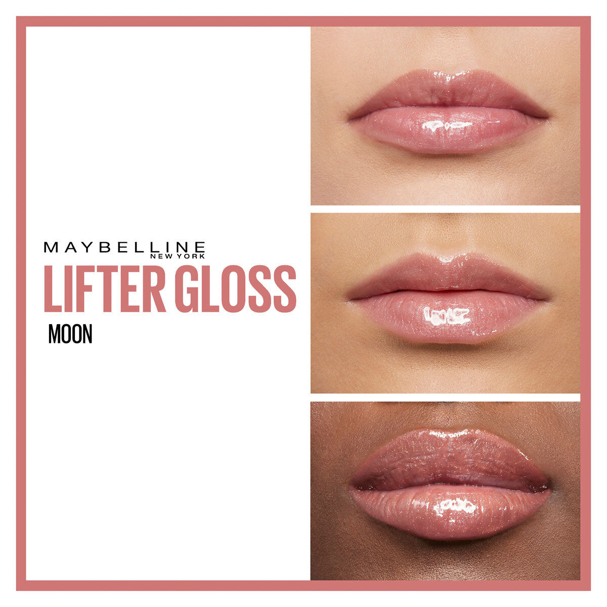 Maybelline New York Lifter Gloss Ice, Moon, Reef 3-pack, imported from the UK
