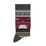 Kiku Nordic Collection boot socks in assorted colours, 4 pack, UK version