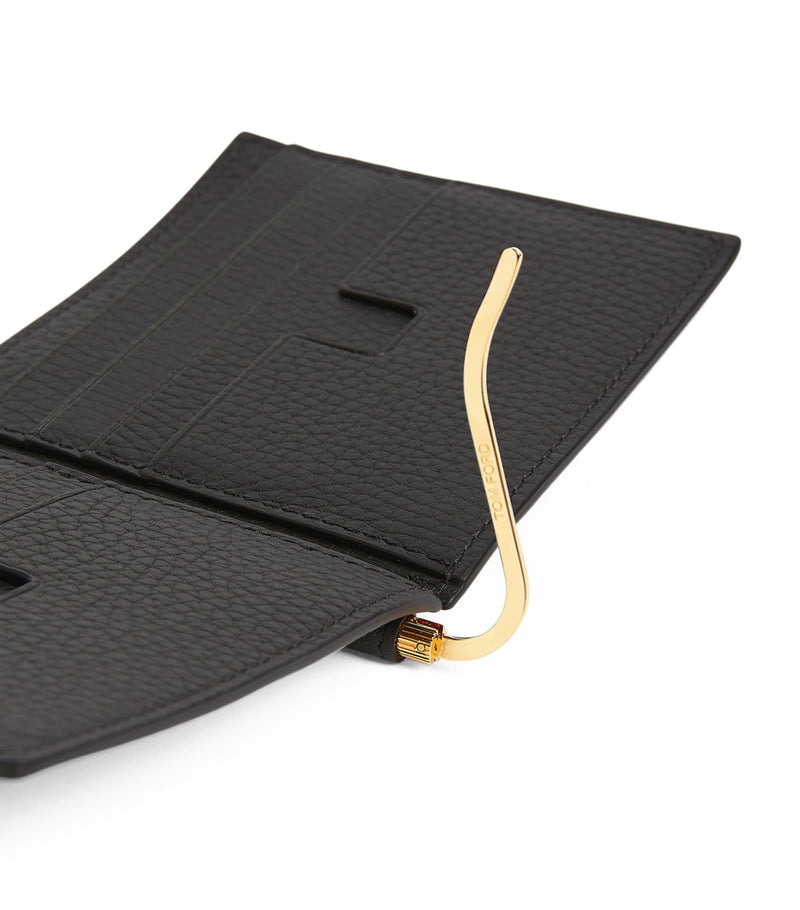 TOM FORD Leather Money Clip Wallet