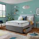 Silentnight Middleton Double Divan Bed With Mattress - Grey