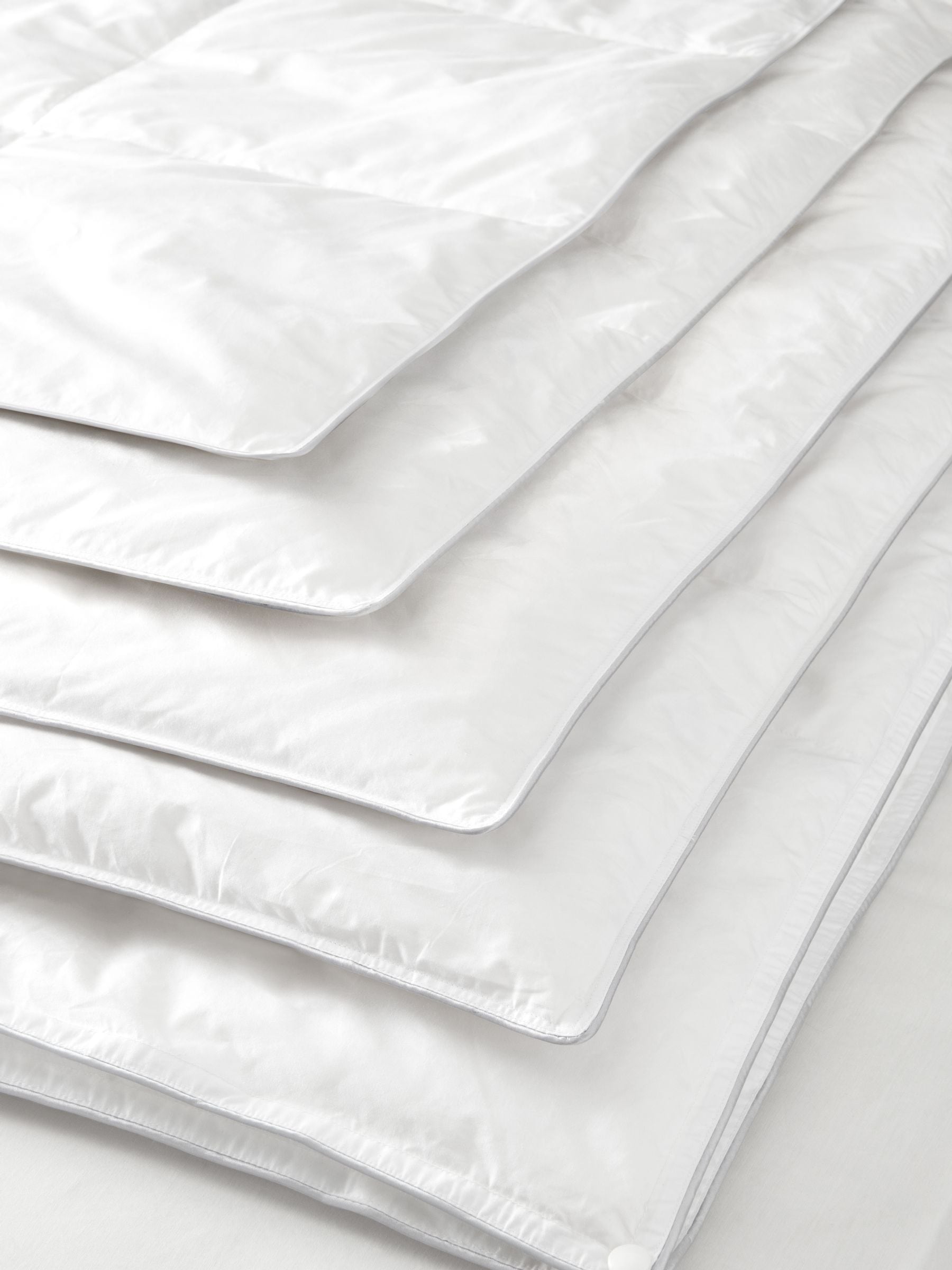 Duck feather and down duvet with 4.5 tog rating - British product