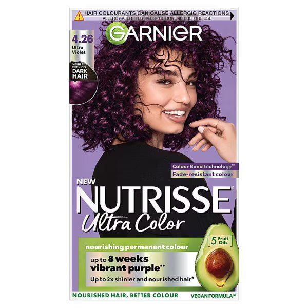 Garnier Nutrisse Ultra Colour 4.26 Permanent Hair Dye, UK version