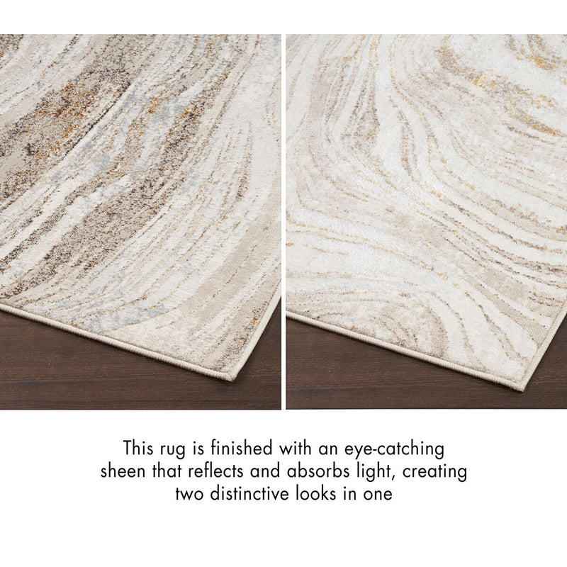 Nourison Glitz Marble area rug in multiple sizes, UK version