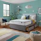 Silentnight Double Divan Bed Set Grey (British brand)