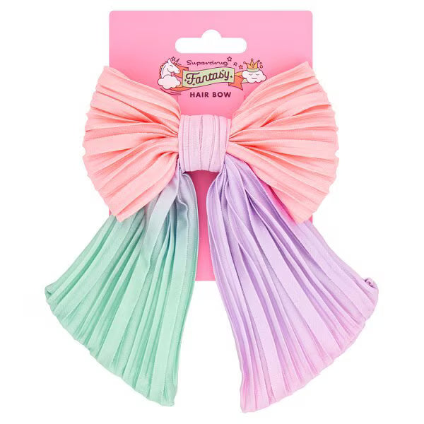 Large double face bow made from polyester materials, UK version