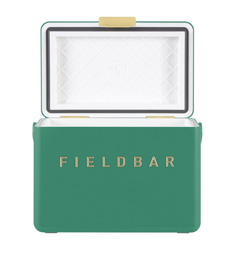 Fieldbar mini bar cooler box with leather sling 4L - British product