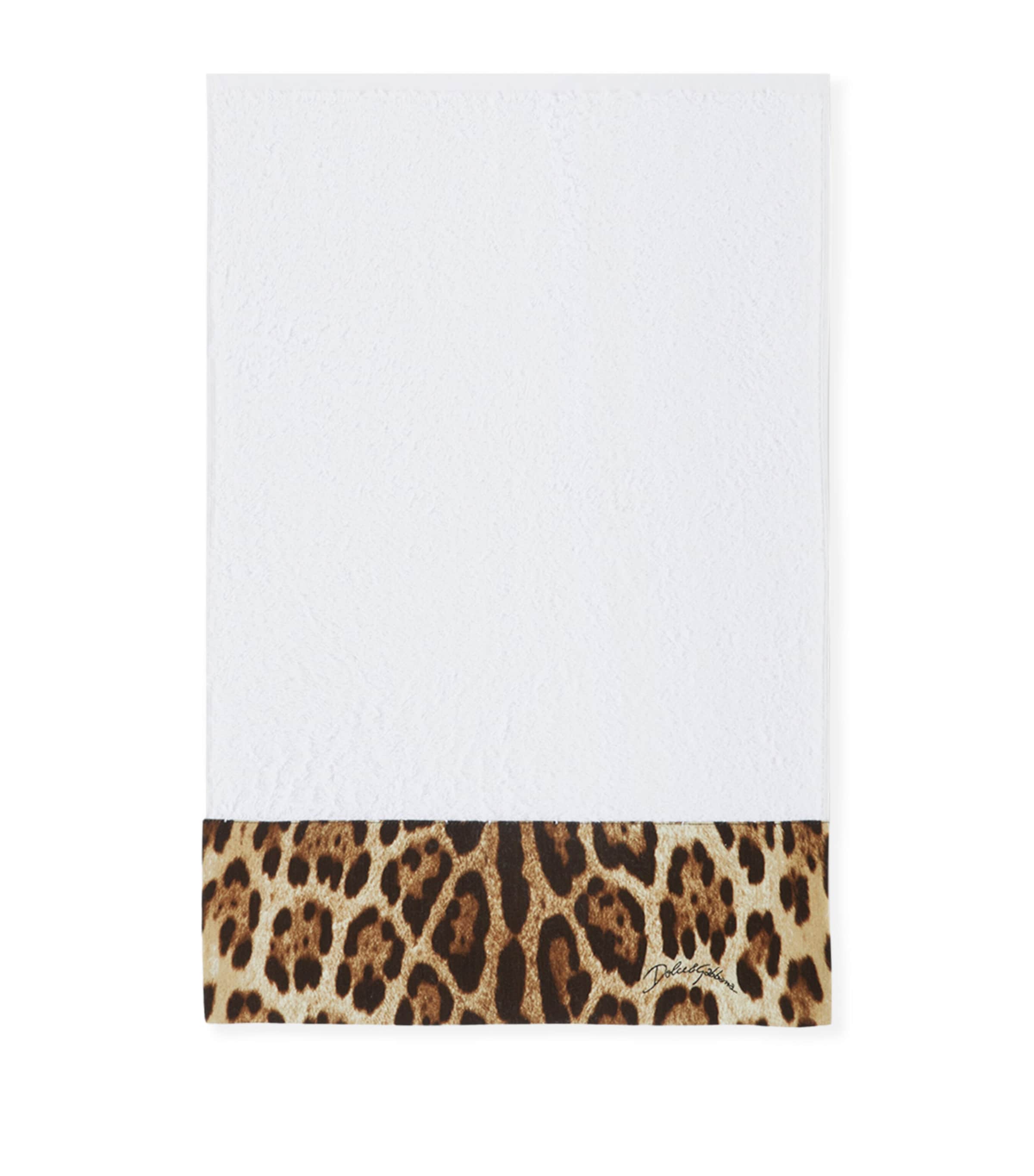 Dolce&Gabbana Leopardo bath towel set of 5 - British product