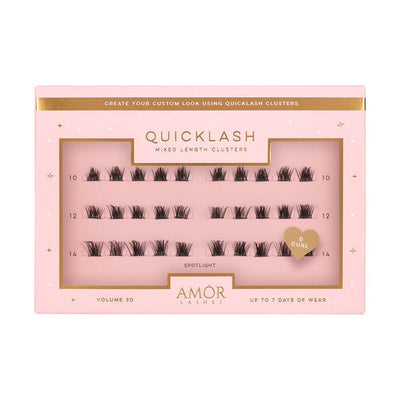 House of Amor Mixed Length Clusters Natural C Curl False Eyelashes 30 Pack