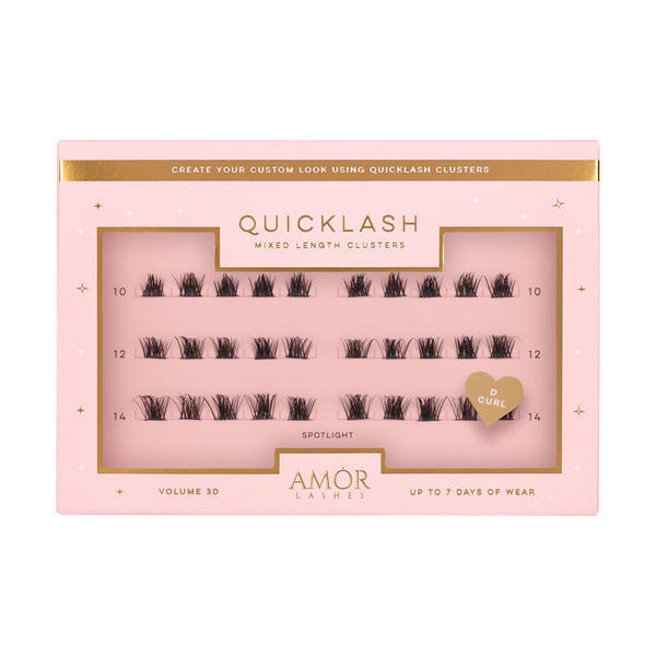 House of Amor false eyelashes Natural C Curl 30 Pack, UK version