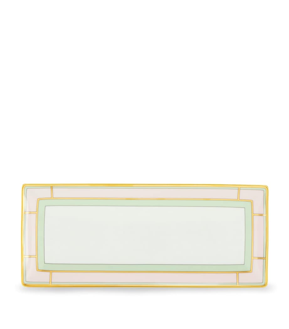 GINORI 1735 Porcelain Colonna Diva Rectangular Change Tray 28cm, UK version