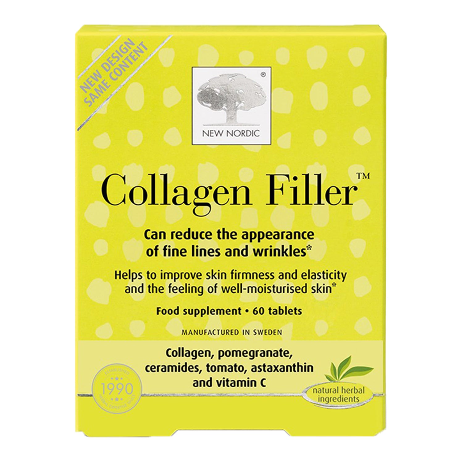 New Nordic Collagen Filler 60 tablets, imported from the UK
