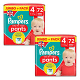 Pampers Baby Dry Pants Size 4 2 x 72 Pack, imported from the UK