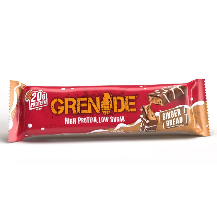 Grenade gingerbread protein bars 12 x 60g, UK version