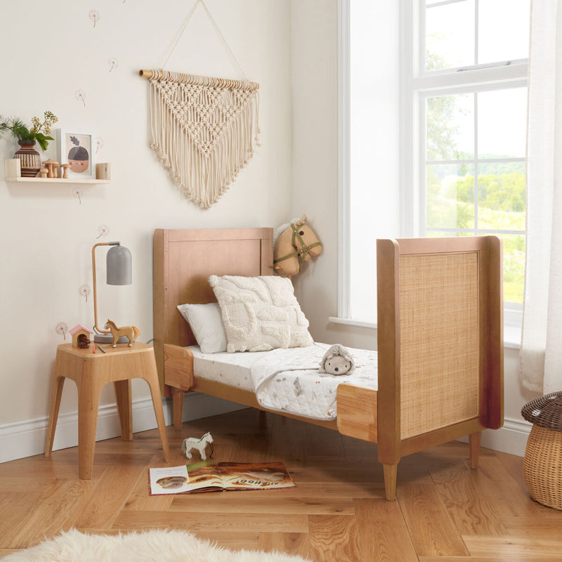 Tutti Bambini Japandi 4 Piece Nursery Set Light Oak (British brand)
